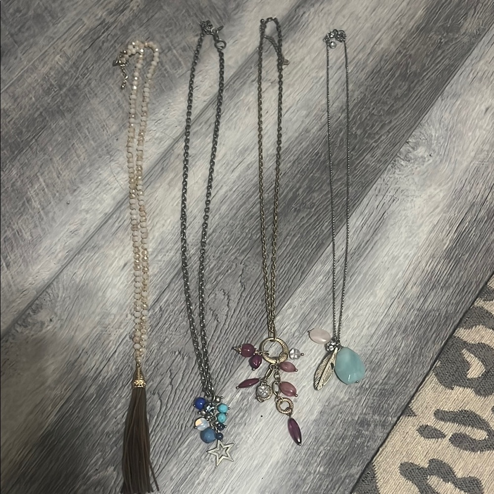 Elegant Long Necklace Bundle